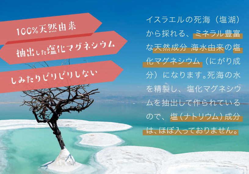 〈粒状タイプ〉死海の塩 Dead Sea Salt 塩化マグネシウム