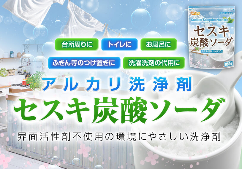 セスキ炭酸ソーダ（セスキ炭酸ナトリウム）